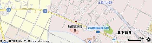 埼玉県加須市北下新井2106周辺の地図