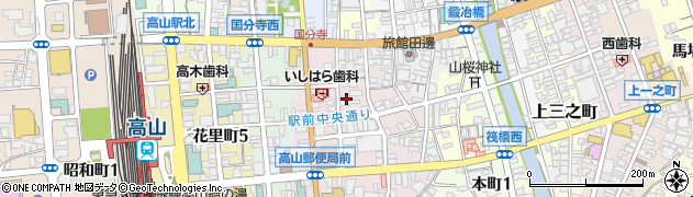 岐阜県高山市花川町74周辺の地図