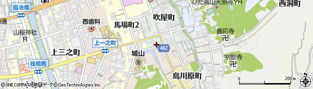 岐阜県高山市吹屋町60周辺の地図