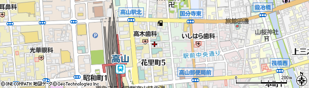 田口かしわ店周辺の地図