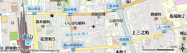 岐阜県高山市花川町7周辺の地図