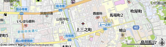 茶屋三番町周辺の地図