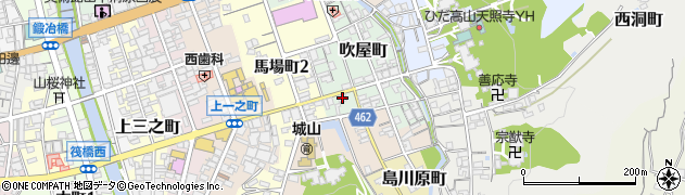 岐阜県高山市吹屋町56周辺の地図