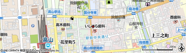 岐阜県高山市名田町6丁目周辺の地図