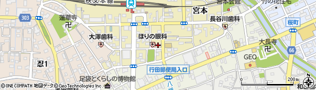明光義塾　行田中央教室周辺の地図