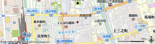 岐阜県高山市花川町28周辺の地図