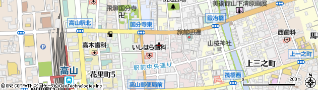 岐阜県高山市花川町64周辺の地図
