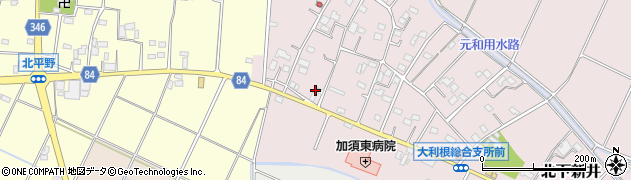 埼玉県加須市北下新井969周辺の地図