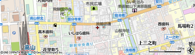 岐阜県高山市花川町15周辺の地図