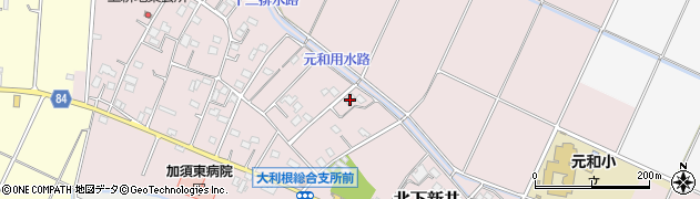 埼玉県加須市北下新井990周辺の地図