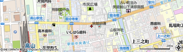 岐阜県高山市花川町18周辺の地図
