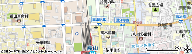 セコム株式会社　高山営業所周辺の地図
