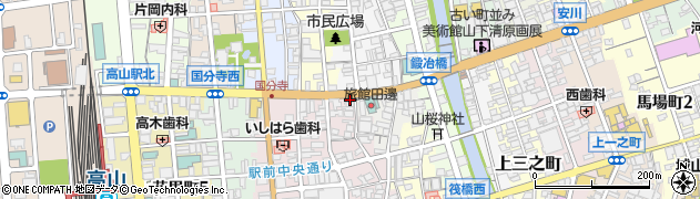 岐阜県高山市花川町17周辺の地図
