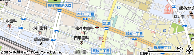 ハクビ京都きもの学院熊谷教室周辺の地図