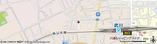 埼玉県深谷市田中752周辺の地図