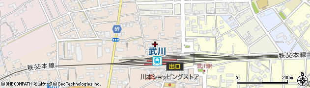 埼玉県深谷市田中106周辺の地図