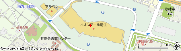 わくわく広場　イオンモール羽生店周辺の地図