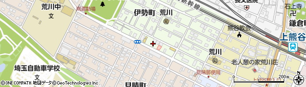 埼玉県熊谷市伊勢町208周辺の地図