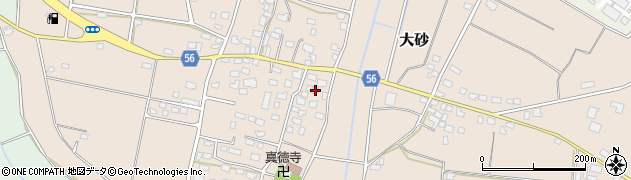 茨城県つくば市大砂1183周辺の地図