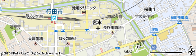 山崎靴店周辺の地図