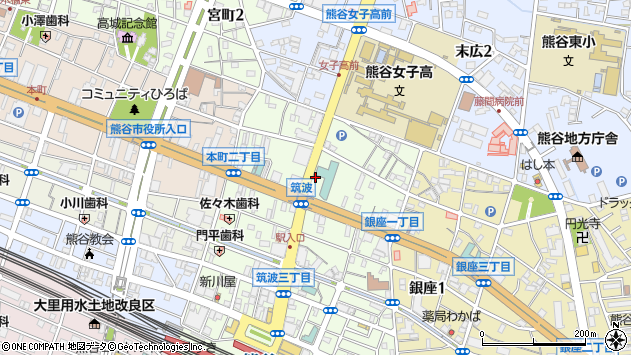 〒360-0037 埼玉県熊谷市筑波の地図