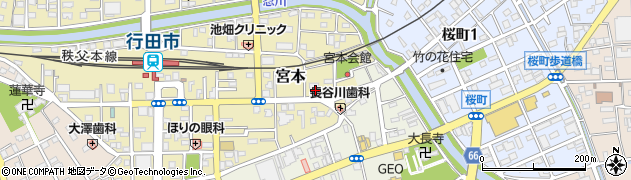 ピザーラ　行田店周辺の地図