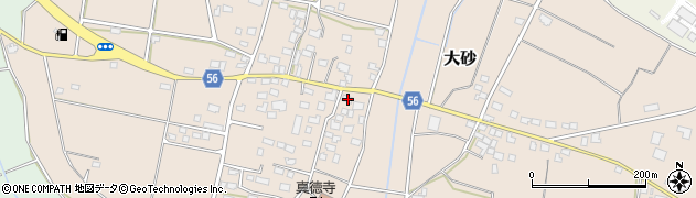 茨城県つくば市大砂1182周辺の地図