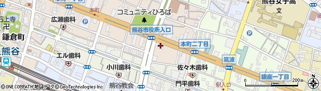 カギの熊谷ロックセンター周辺の地図