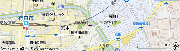 カラオケ本舗まねきねこ 行田店周辺の地図