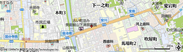 匠家 安川店周辺の地図