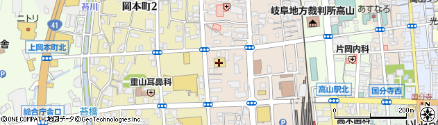 アミカ　高山店周辺の地図
