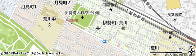 埼玉県熊谷市伊勢町周辺の地図