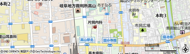 片岡内科医院周辺の地図