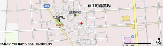 福井県坂井市春江町藤鷲塚周辺の地図