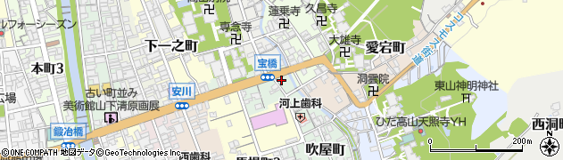 山長商店周辺の地図