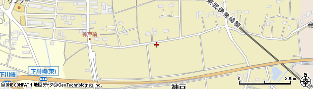 埼玉県羽生市神戸周辺の地図