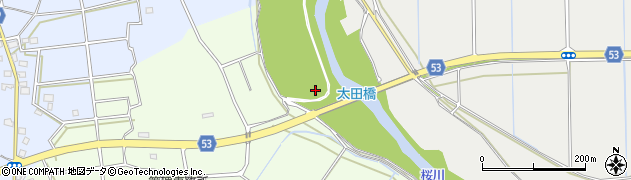太田橋周辺の地図