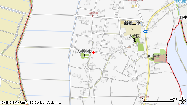 〒348-0047 埼玉県羽生市下新郷の地図