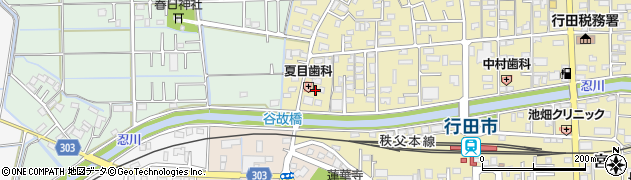 埼玉県行田市栄町2周辺の地図