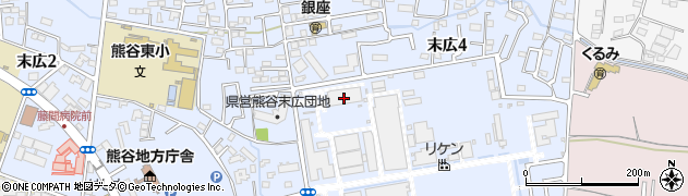株式会社リケン熊谷事業所　新製品開発部周辺の地図