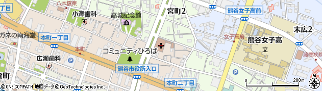 ゆうちょ銀行熊谷店 ＡＴＭ周辺の地図