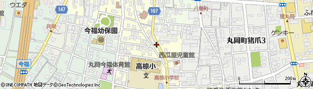 福井県坂井市丸岡町西瓜屋周辺の地図