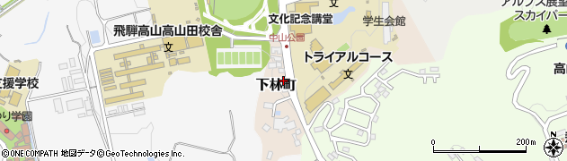 岐阜県高山市下林町1030周辺の地図
