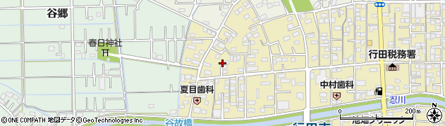 埼玉県行田市栄町4周辺の地図