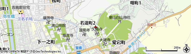岐阜県高山市若達町周辺の地図