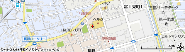 マツモトキヨシ　行田長野店調剤室周辺の地図