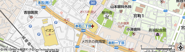 株式会社中島水産　熊谷店周辺の地図