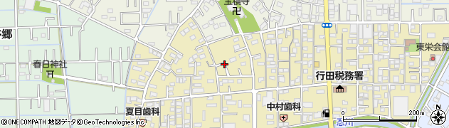 埼玉県行田市栄町6周辺の地図