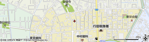 埼玉県行田市栄町10周辺の地図