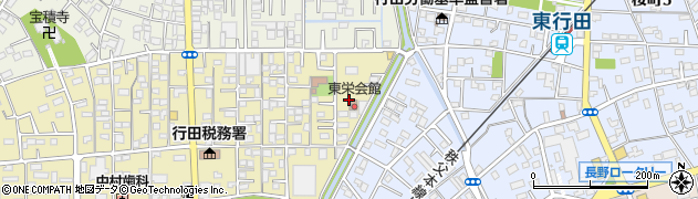 埼玉県行田市栄町22周辺の地図